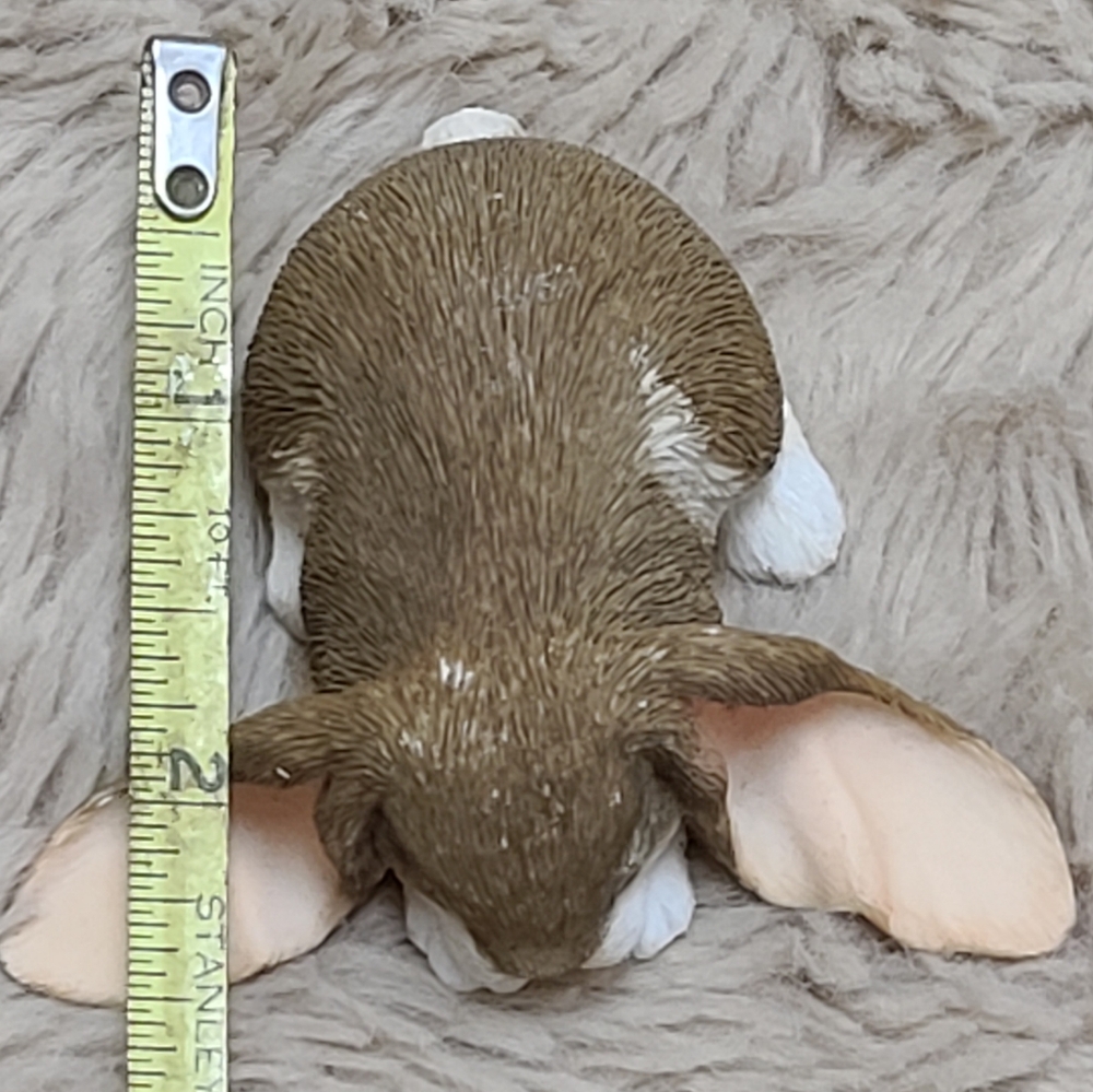 Sherratt & Simpson Brown and Cream Small Pet Bunny Figurine - Picture 8 of 10